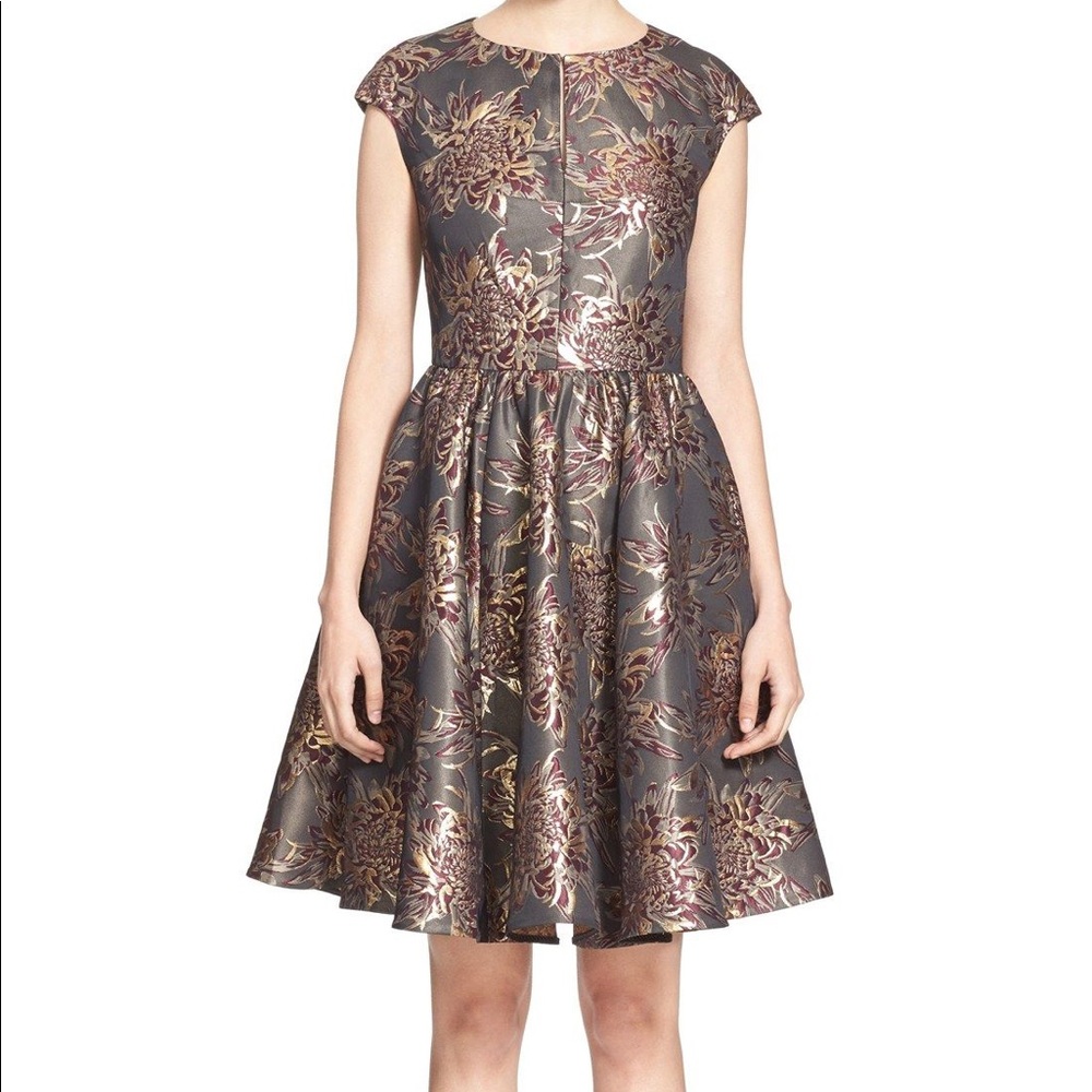 Ted Baker Laurey Floral Metallic dress
